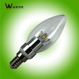 深圳宝安led灯具蛙眼照明led蜡烛灯5w