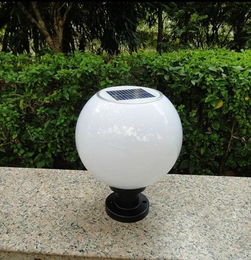 太阳能柱头灯具产品 太阳能围墙门柱灯 户外庭院led照明灯 家用花园柱子墙头灯 圆球形景观灯厂家批发图片,太阳能柱头灯具产品 太阳能围墙门柱灯 户外庭院led照明灯