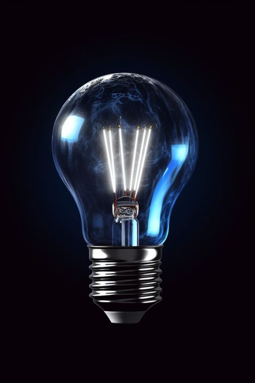 照明灯具灯泡企业精神电灯泡摄影图 摄影